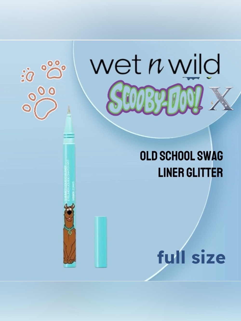 ⬇️🇺🇸🆕📦NIB WET N WILD x SCOOBY-DOO | FULL | Bold Old School Swag Liquid Eyeliner